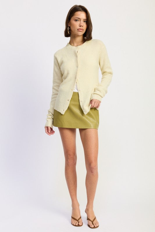 FITTED BUTTON UP CARDIGAN-Emory Park-[option4]-[option5]-[option6]-[option7]-[option8]-Shop-Boutique-Clothing-for-Women-Online