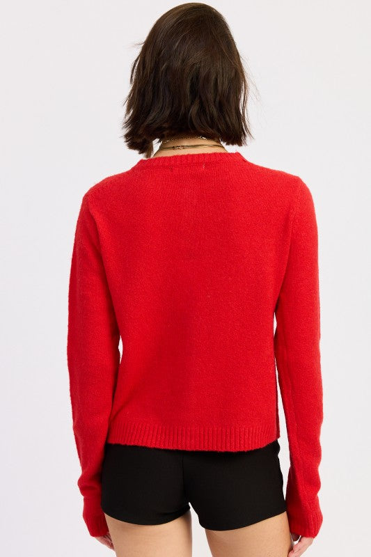 FITTED BUTTON UP CARDIGAN-Emory Park-[option4]-[option5]-[option6]-[option7]-[option8]-Shop-Boutique-Clothing-for-Women-Online