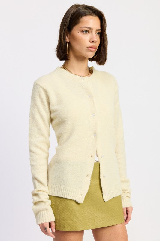 FITTED BUTTON UP CARDIGAN-Emory Park-[option4]-[option5]-[option6]-[option7]-[option8]-Shop-Boutique-Clothing-for-Women-Online