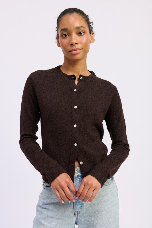 FITTED BUTTON UP CARDIGAN-Emory Park-[option4]-[option5]-[option6]-[option7]-[option8]-Shop-Boutique-Clothing-for-Women-Online