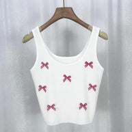 Cropped bow tank-Miss Sparkling-white-S-[option4]-[option5]-[option6]-[option7]-[option8]-Shop-Boutique-Clothing-for-Women-Online