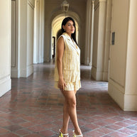 Linnen Stripe Paper Bag Detail Shorts & Vest Set-ACG Los Angeles-[option4]-[option5]-[option6]-[option7]-[option8]-Shop-Boutique-Clothing-for-Women-Online