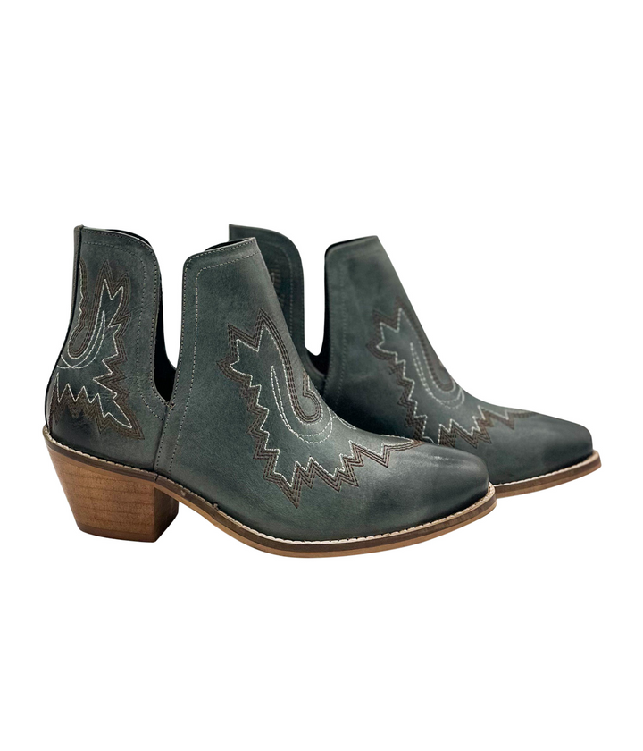 Kickin' Booties in Teal-Shoes-Ave Shops-[option4]-[option5]-[option6]-[option7]-[option8]-Shop-Boutique-Clothing-for-Women-Online