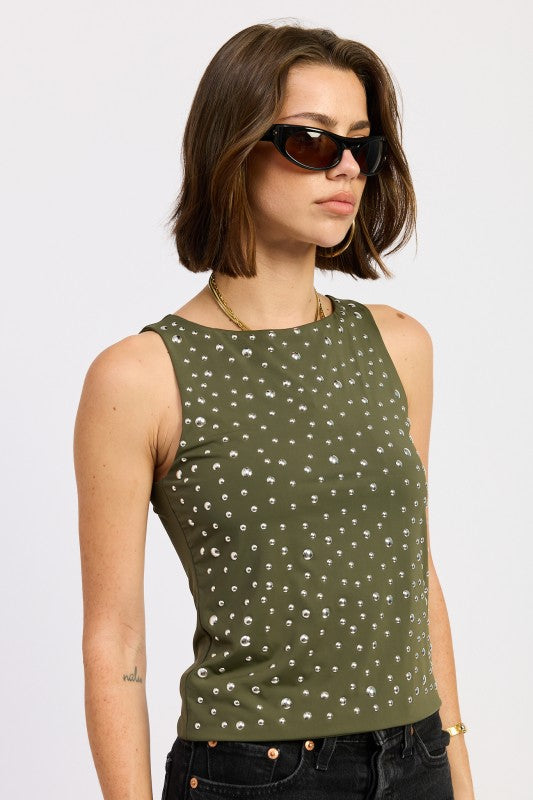 METAL HOTFIX KNIT TANK TOP-Emory Park-[option4]-[option5]-[option6]-[option7]-[option8]-Shop-Boutique-Clothing-for-Women-Online