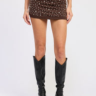 METALLIC HOTFIX KNIT LOW RISE SKORT-Emory Park-[option4]-[option5]-[option6]-[option7]-[option8]-Shop-Boutique-Clothing-for-Women-Online