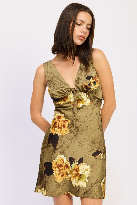 BIAS CUT MINI FLORAL DRESS-Emory Park-[option4]-[option5]-[option6]-[option7]-[option8]-Shop-Boutique-Clothing-for-Women-Online