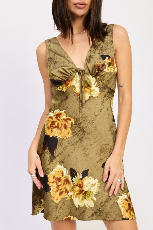 BIAS CUT MINI FLORAL DRESS-Emory Park-[option4]-[option5]-[option6]-[option7]-[option8]-Shop-Boutique-Clothing-for-Women-Online