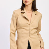 FITTED BLAZER JACQUET-Emory Park-[option4]-[option5]-[option6]-[option7]-[option8]-Shop-Boutique-Clothing-for-Women-Online