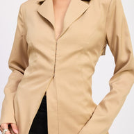 FITTED BLAZER JACQUET-Emory Park-[option4]-[option5]-[option6]-[option7]-[option8]-Shop-Boutique-Clothing-for-Women-Online
