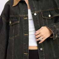 MIX MEDIA OVERSIZE DENIM JACKET-Emory Park-[option4]-[option5]-[option6]-[option7]-[option8]-Shop-Boutique-Clothing-for-Women-Online