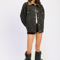MIX MEDIA OVERSIZE DENIM JACKET-Emory Park-[option4]-[option5]-[option6]-[option7]-[option8]-Shop-Boutique-Clothing-for-Women-Online
