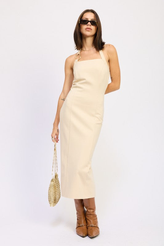 HARDWARD HALTER MIDI DRESS-Emory Park-[option4]-[option5]-[option6]-[option7]-[option8]-Shop-Boutique-Clothing-for-Women-Online
