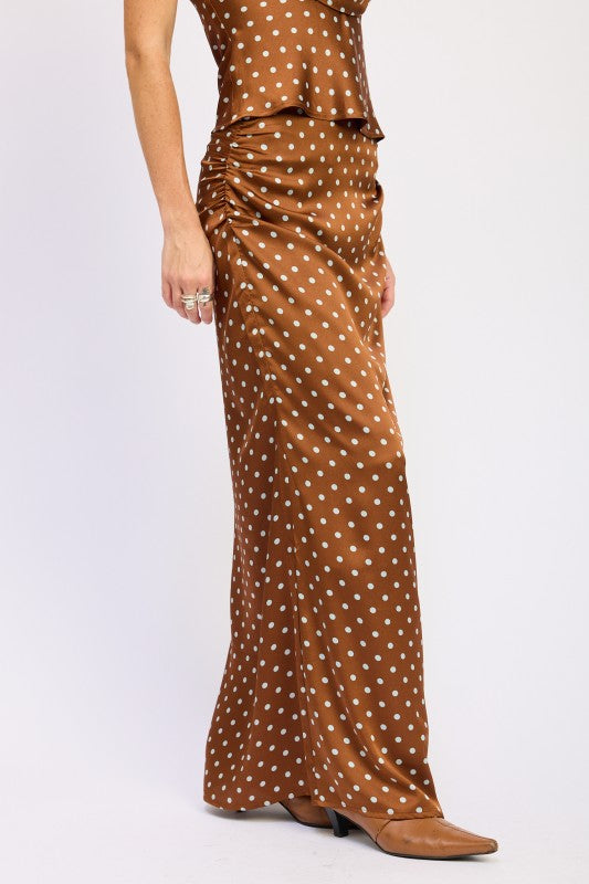 RUCHED SATIN MAXI SKIRT-Emory Park-[option4]-[option5]-[option6]-[option7]-[option8]-Shop-Boutique-Clothing-for-Women-Online
