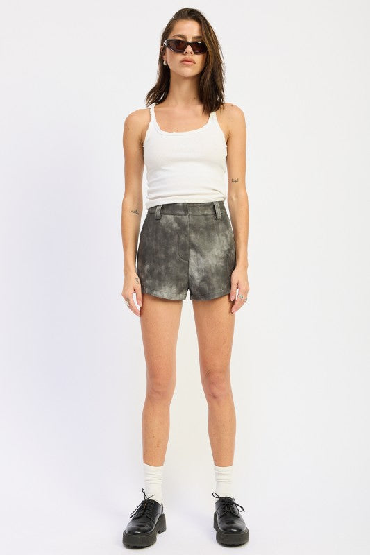 LEATHER HOT SHORTS WITH POCKETS-Emory Park-[option4]-[option5]-[option6]-[option7]-[option8]-Shop-Boutique-Clothing-for-Women-Online