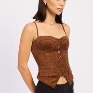 BACK LACE UP BUSTIER TOP-Emory Park-[option4]-[option5]-[option6]-[option7]-[option8]-Shop-Boutique-Clothing-for-Women-Online