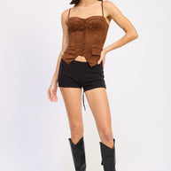 BACK LACE UP BUSTIER TOP-Emory Park-[option4]-[option5]-[option6]-[option7]-[option8]-Shop-Boutique-Clothing-for-Women-Online