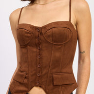 BACK LACE UP BUSTIER TOP-Emory Park-[option4]-[option5]-[option6]-[option7]-[option8]-Shop-Boutique-Clothing-for-Women-Online