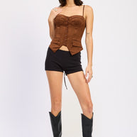 BACK LACE UP BUSTIER TOP-Emory Park-[option4]-[option5]-[option6]-[option7]-[option8]-Shop-Boutique-Clothing-for-Women-Online