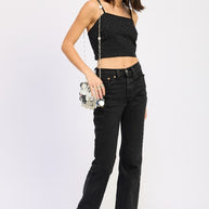 DENIM HOTFIX CROPPED TOP-Emory Park-[option4]-[option5]-[option6]-[option7]-[option8]-Shop-Boutique-Clothing-for-Women-Online