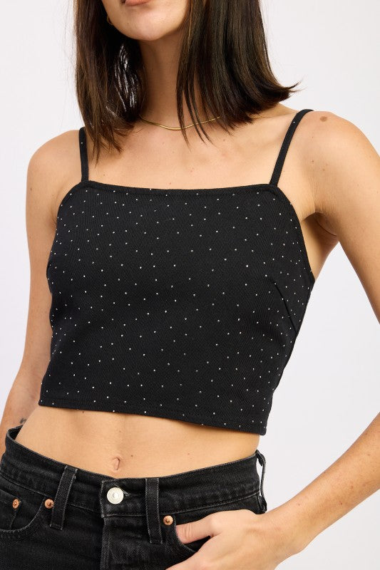 DENIM HOTFIX CROPPED TOP-Emory Park-[option4]-[option5]-[option6]-[option7]-[option8]-Shop-Boutique-Clothing-for-Women-Online