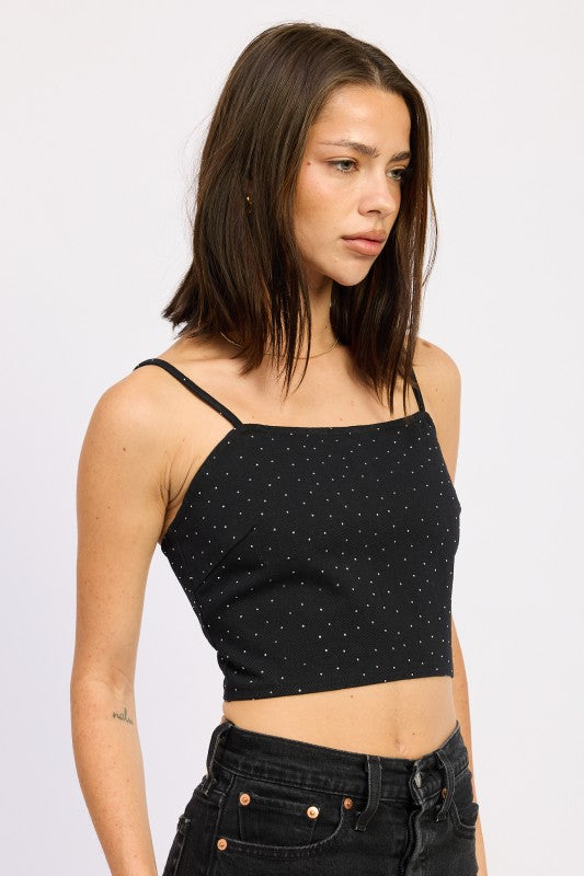 DENIM HOTFIX CROPPED TOP-Emory Park-[option4]-[option5]-[option6]-[option7]-[option8]-Shop-Boutique-Clothing-for-Women-Online