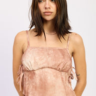 PRINTED TANK TOP WITH SIDE TIES-Emory Park-MOCHA-S-[option4]-[option5]-[option6]-[option7]-[option8]-Shop-Boutique-Clothing-for-Women-Online