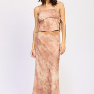 PRINTED TANK TOP WITH SIDE TIES-Emory Park-[option4]-[option5]-[option6]-[option7]-[option8]-Shop-Boutique-Clothing-for-Women-Online