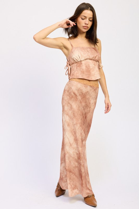 PRINTED TANK TOP WITH SIDE TIES-Emory Park-[option4]-[option5]-[option6]-[option7]-[option8]-Shop-Boutique-Clothing-for-Women-Online