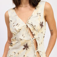 DEEP V NECK FLORAL BIAS TOP-Emory Park-[option4]-[option5]-[option6]-[option7]-[option8]-Shop-Boutique-Clothing-for-Women-Online