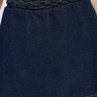 DENIM SKORT WITH ELASTIC WAISTBAND-Emory Park-[option4]-[option5]-[option6]-[option7]-[option8]-Shop-Boutique-Clothing-for-Women-Online