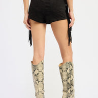 SUEDE FRINDGE SIDE SHORTS-Emory Park-[option4]-[option5]-[option6]-[option7]-[option8]-Shop-Boutique-Clothing-for-Women-Online