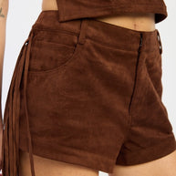 SUEDE FRINDGE SIDE SHORTS-Emory Park-[option4]-[option5]-[option6]-[option7]-[option8]-Shop-Boutique-Clothing-for-Women-Online