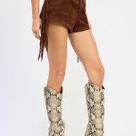 SUEDE FRINDGE SIDE SHORTS-Emory Park-[option4]-[option5]-[option6]-[option7]-[option8]-Shop-Boutique-Clothing-for-Women-Online