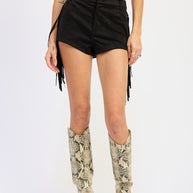 SUEDE FRINDGE SIDE SHORTS-Emory Park-[option4]-[option5]-[option6]-[option7]-[option8]-Shop-Boutique-Clothing-for-Women-Online