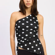 ONE SHOULDER SIDE RUCHED TOP-Emory Park-[option4]-[option5]-[option6]-[option7]-[option8]-Shop-Boutique-Clothing-for-Women-Online