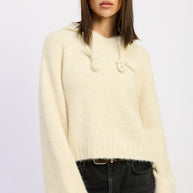 FRINGE HOODIE WITH DRAWSTRINGS-Emory Park-[option4]-[option5]-[option6]-[option7]-[option8]-Shop-Boutique-Clothing-for-Women-Online