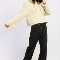 FRINGE HOODIE WITH DRAWSTRINGS-Emory Park-[option4]-[option5]-[option6]-[option7]-[option8]-Shop-Boutique-Clothing-for-Women-Online