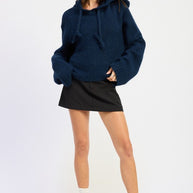 FRINGE HOODIE WITH DRAWSTRINGS-Emory Park-[option4]-[option5]-[option6]-[option7]-[option8]-Shop-Boutique-Clothing-for-Women-Online