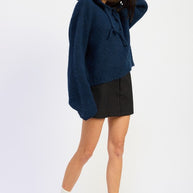 FRINGE HOODIE WITH DRAWSTRINGS-Emory Park-[option4]-[option5]-[option6]-[option7]-[option8]-Shop-Boutique-Clothing-for-Women-Online