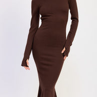 TURTLE NECK MIDI DRESS WITH BACK CUTOUT-Emory Park-[option4]-[option5]-[option6]-[option7]-[option8]-Shop-Boutique-Clothing-for-Women-Online