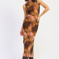 PRINTED MIDI SLEEVELESS DRESS-Emory Park-[option4]-[option5]-[option6]-[option7]-[option8]-Shop-Boutique-Clothing-for-Women-Online