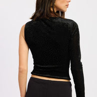 ONE SHOULDER TOP WITH HARDWARE DETAIL-Emory Park-[option4]-[option5]-[option6]-[option7]-[option8]-Shop-Boutique-Clothing-for-Women-Online