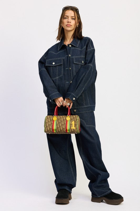 OVERSIZED TWILL BUTTON UP JACKET-Emory Park-[option4]-[option5]-[option6]-[option7]-[option8]-Shop-Boutique-Clothing-for-Women-Online