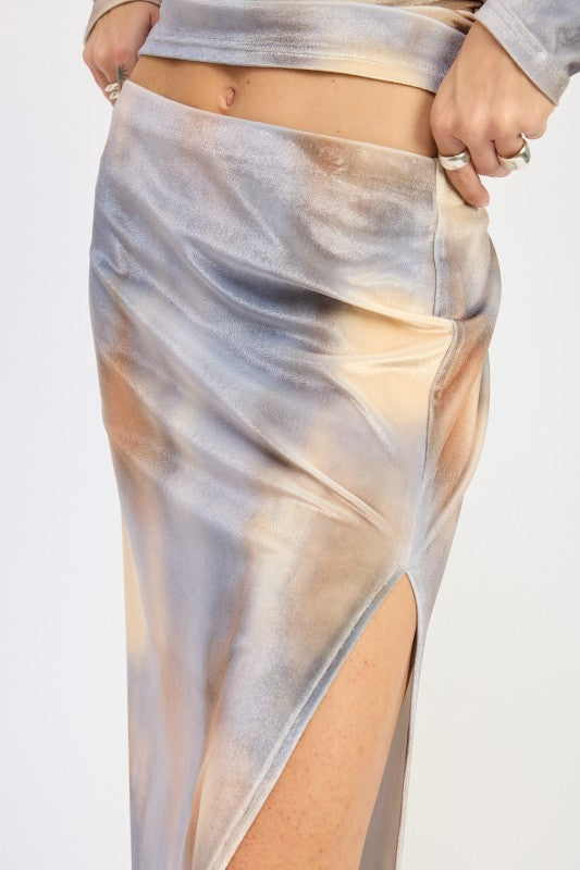 LOW RISE VELVET MAXI SKIRT WITH SLIT-Emory Park-[option4]-[option5]-[option6]-[option7]-[option8]-Shop-Boutique-Clothing-for-Women-Online