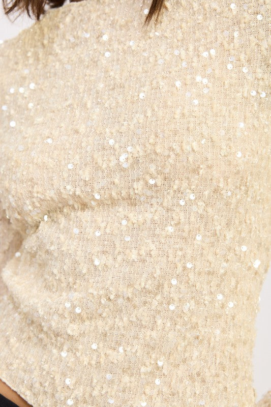 ASYMMETRICAL SEQUIN TOP-Emory Park-[option4]-[option5]-[option6]-[option7]-[option8]-Shop-Boutique-Clothing-for-Women-Online