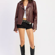 LEATHER BIKER JACKET-Emory Park-[option4]-[option5]-[option6]-[option7]-[option8]-Shop-Boutique-Clothing-for-Women-Online