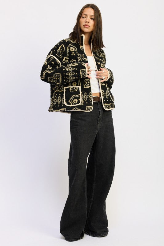 PAISLEY SHERPA JACKET-Emory Park-[option4]-[option5]-[option6]-[option7]-[option8]-Shop-Boutique-Clothing-for-Women-Online