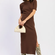 RIBBED SWEATER MIDI DRESS WITH SLIT-Emory Park-[option4]-[option5]-[option6]-[option7]-[option8]-Shop-Boutique-Clothing-for-Women-Online