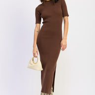 RIBBED SWEATER MIDI DRESS WITH SLIT-Emory Park-[option4]-[option5]-[option6]-[option7]-[option8]-Shop-Boutique-Clothing-for-Women-Online
