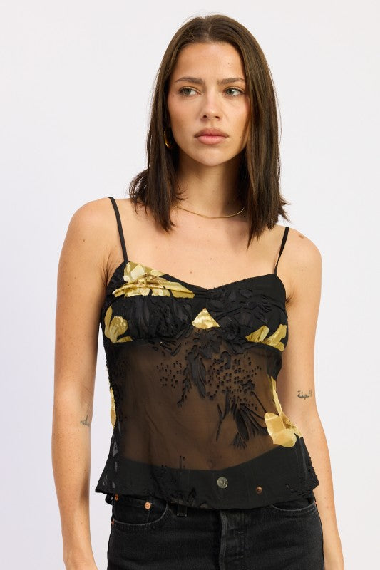 SPAGHETTI STRAP SHEER CAMI TOP-Emory Park-[option4]-[option5]-[option6]-[option7]-[option8]-Shop-Boutique-Clothing-for-Women-Online